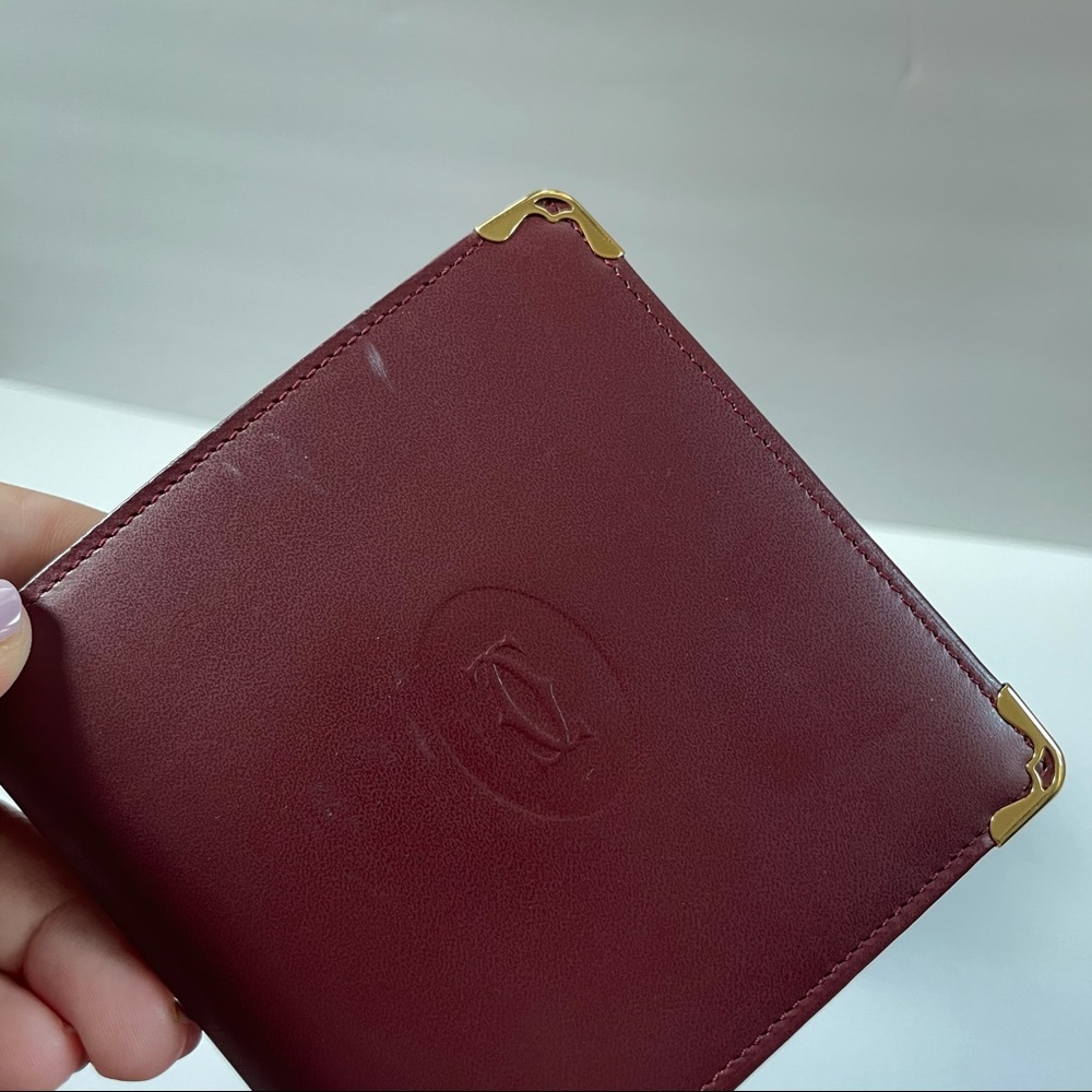 CARTIER Paris Vintage Signature Bi-fold Wallet - Picture 5 of 10